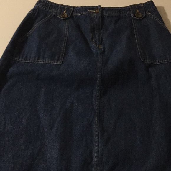 kim rogers denim skirts